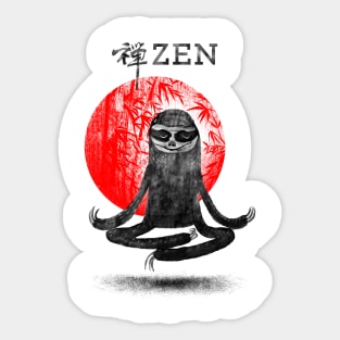 Zen Sloth Sticker